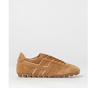 HOGAN Olympia Leather and Suede Trainers with H Logo and Serrated Sole - Size: 41 - female