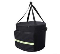 HOgardenME Pizza Oven Transport Bag for 14 Inch Ovens with Waterproof Fabric, Securing Internal Straps, and Accessory Storage Pockets