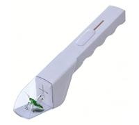 hogarevrumah Portable Insect Catcher, Bug Viewer Critter Cage, Insect Catcher for Kids, Outdoor Exploration Nature Science Tool, 27.5X5X5cm, White