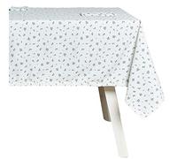 HOGARYS Tinic Table Cloth Plus Napkins, Polyester, Blue, 150 cm 150 cm + 45 cm 45 cm