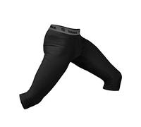 Hogdseirrs Sanabul New Item Mens 3/4 (Three Quarter Length) Compression Base Layer Workout Jiu Jitsu Spats Tights - Black - X-Large (3/4)