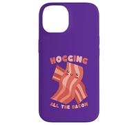 Hogging All The Bacon Cute Funny Food Lover Case for iPhone 14