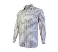 Hoggs of Fife Ambassador Premier Tattersall Shirt Cream Check UK 15 CheckUK 15Check Shirts & Tops Men's