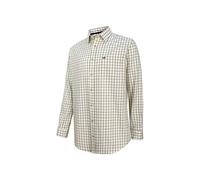 Hoggs of Fife Balmoral Luxury Tattersall Shirt Green/Brown 16" Green16 Green Coats, Jackets & Waistcoats (57988) Men's