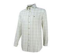 Hoggs of Fife Balmoral Luxury Tattersall Shirt Navy/Wine - 100% Superfine Cotton, Twill Weave, Classic Collar