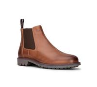 Hoggs of Fife - Banff Mens Leather Chelsea Boot/Dealer Boots/Ankle Pull on Boot - Burnished Tan EU 41/7 UK
