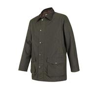 Hoggs of Fife Caledonia Mens Waxed Jacket Small Brown Small Brown Coats,