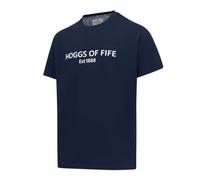 Hoggs of Fife Canonbie Printed T-Shirt - Navy 95% cotton, 5% elastane, Single jersey construction for a smooth fit