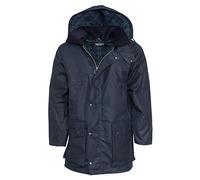 Hoggs of Fife - Classic Padded Wax Jacket Navy XX/Large
