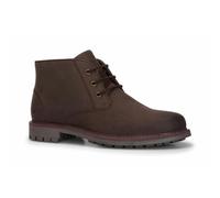 Hoggs of Fife CLAYTON CHUKKA BOOT DARK BROWN - Full-grain waxy leather uppers, Breathable, removable, cushioned insoles