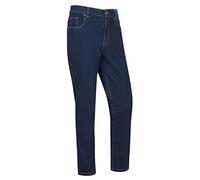 Hoggs of Fife Clyde Comfort Denim Jeans - Dark Indigo 98% Cotton 2% Elastane, 5 Pocket Jean Construction