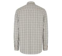 Hoggs of Fife Garvock Cotton Twill Herringbone Check Shirt - 100% cotton, woven, carbon peached finish