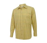 Hoggs of Fife Governor Premier Tattersall Shirt Gold Check 16 1/2" Check16 1/2" Check