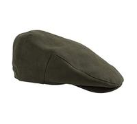 Hoggs of Fife Kincraig W/P Cap Olive Green - Two-tone Shell fabric: 85% micro polyester and 15% nylon honeycomb, Fully Waterproof, Windproof & Breathable