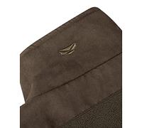 Hoggs of Fife Ravenscraig Waterproof Fleece Jacket Fen Green - Faux suede details at shoulder/collar, adjustable cuffs