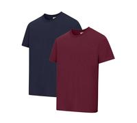 Hoggs of Fife Sandwood 2pk T Shirts - Slate Blue/Rust - M