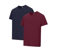 Hoggs of Fife Sandwood 2pk T Shirts - Slate Blue/Rust - S