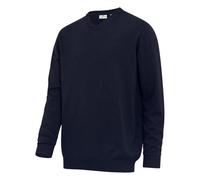 Hoggs of Fife - Stirling II V Neck Mens Jumper - 100% cotton Mens Pullover Long Sleeve Navy Medium