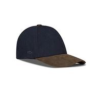 Hoggs of Fife Struther Waterproof Baseball Cap Navy - 90% polyester 10% nylon, Suede effect peak in tonal colour