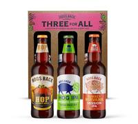HOGS BACK BREWERY Bottle Beer Selection Gift Set | Our Mixed Pack of Lighter Pale Ales and IPAs | 4% - 4.5% ABV | 3 x 500ml bottles | Perfect Birthday Present or Gift