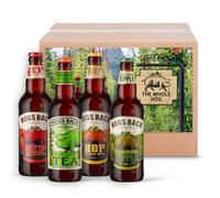 HOGS BACK BREWERY Whole Hog Beer Selection Gift Set | 3 bottles of 4 mixed Ales and Bitter including Traditional English Ale | 12 x 500ml bottles | Perfect Birthday Present or Gift