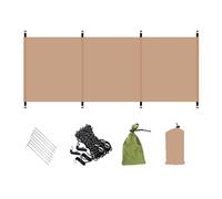 hogtnd 1 Set Portable Waterproof Windproof Camping Wind Screen with PU Coating Suitable for Various Outdoor Activity in 3 Color Outdoor Tent Windbreak Thin Camping Screen