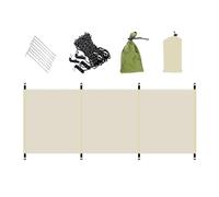 hogtnd 1 Set Portable Waterproof Windproof Camping Wind Screen with PU Coating Suitable for Various Outdoor Activity in 3 Color Outdoor Tent Windbreak Thin Camping Screen