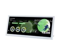 hogtnd 12.3inch Type C Secondary Monitor Aluminum Shell Plugs Play for Desktop Computer Chassis Side Screen GPU Required