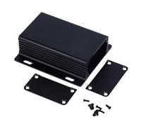 hogtnd 1PC Aluminium Housing Project Box Power Shell Case Wall Mounted Black 25 x 71 x 80 mm Aluminium Mix Heat Sink