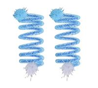 hogtnd 2-Piece Feather Cat Toy with Soft Coils and Colourful Plush Ball for Safety and Fun when Lounging Indoor or Activities, Outdoor Stimulator for Curious Cats