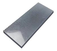 hogtnd 3K High Hardness Carbon Fiber Board 100x250mm 1/2/3mm Glossy Finish Model Replacement High Strength Plate for Drones