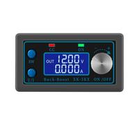 hogtnd 5A Automatic Stepping Up Down Adapter Auto Control 0.6-36V LCD Display for Low Power Electronic Devices