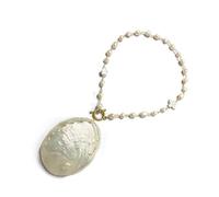 hogtnd Beautiful Shell Layering Chain Necklace Beachy Bold Design Clavicle Chain Perfect for Outfits Sea Layering Necklace, Einheitsgröße, As described, As described