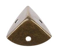 hogtnd Box Edge Protector Corner Bracket Decorative Iron Antique Brass Protectors Hardware 2.4x2.5cm Metal Protector for Books