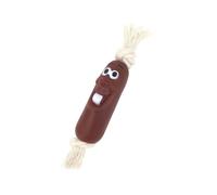 hogtnd Cartoon Plush Chew Toy for Dentals Care and Interactively Play Lovely Cartoon Durability Plush Materials Puppies Teething Chew Toy