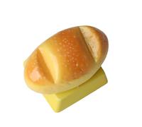 hogtnd Charm 3D Food Inspired Resin Keycap Featuring, Salt bread