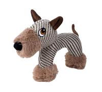 hogtnd Chew Resistant Squeaky Chew Toy for Small Dogs with Built-in Beautiful Sound Design and Teeth Cleaning for Entertainment, Indoor and Outdoor Squeaky Toy