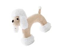 hogtnd Chew Resistant Squeaky Chew Toy for Small Dogs with Built-in Beautiful Sound Design and Teeth Cleaning for Entertainment, Indoor and Outdoor Squeaky Toy