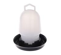 hogtnd Chick Water Container with Carry Handle for Chickens, Birds and Poultry, Pet Feeder, Automatic Timer