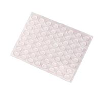 hogtnd Clear Silicone Key Covers 12 x 4 mm 64 Pieces for Nails Includes 3D Stickers for Stylish and Functional Keyboard Use Transparent Keyboard Protectors for Work