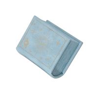 hogtnd Compact Jewellery Organiser Book Style User-friendly Jewellery Box Container Made of PU Leather, Ideal for Gifting and Displaying Vintage Rings, one size, As described