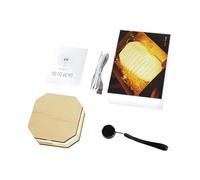 hogtnd Creative Foldable Wooden Book Light Soft Light USB Charging for Bedroom Reading Decor Holiday Portable Lamp