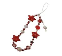 hogtnd Decorative Elegant Mobile Phone Strap, Multipurpose Mobile Phone Decoration, Pioneering Pearl Cord for Smartphones, Travel Use, Lanyard