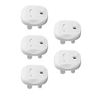 hogtnd Easy installation of the socket protectors by simply pressing to quickly remove for parent comfort in any household space with universal socket cover