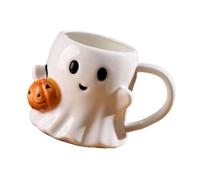hogtnd Eerie Manifestation Vegetable Print Coffee Cup, Heatproof Handle