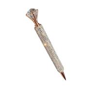 hogtnd Glittering Rhinestones Ballpoint Pen Professional 1.0mm Tip for Daily Note Taking Pen