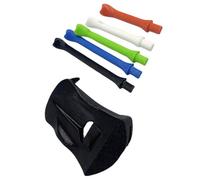 hogtnd Golf Simulator Tees, Stable Base, Golf Lawn Base Holder with 5 Pre-Cut Simulator Tees for Golf Clubs, Impact Mats and Indoor Golf Courses for Winter Lawn Indoor and Outdoor Use