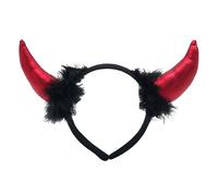 hogtnd Halloween Horns Headband Glitter Devils, Big black, L