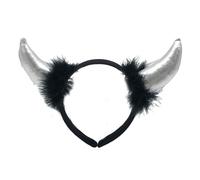 hogtnd Halloween Horns Headband Glitter Devils, cloth bl, J