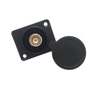 hogtnd Heavy Duty BNC Panel Mount Socket Adapter with Dustproof Cover for Reliable Transmission for Coaxial Systems Gold Plated BNC Link